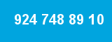924 748 89 10